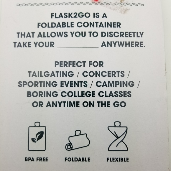 2 pack Red Green Flask2Go Flask To Go Resuable Fla - Picture 4 of 6